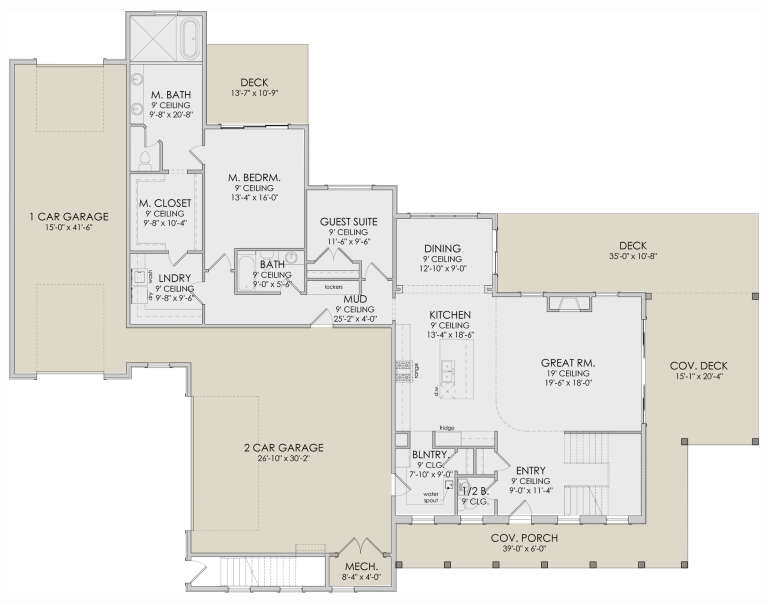House Plan House Plan #28284 Drawing 1