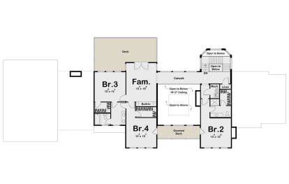 Second Floor for House Plan #963-00722