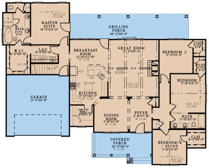 Main Floor  for House Plan #8318-00317