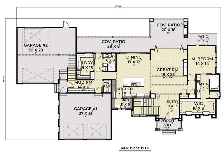 House Plan House Plan #28404 Drawing 1