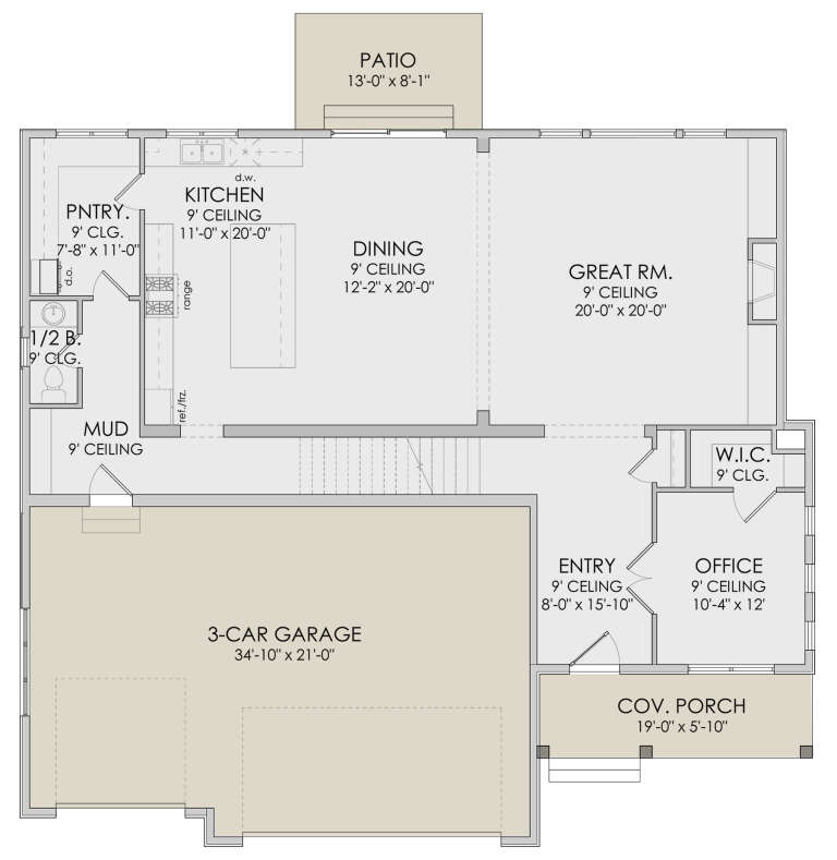 House Plan House Plan #28425 Drawing 1