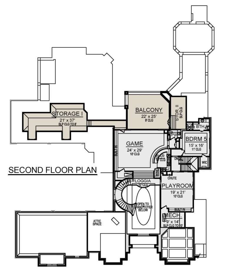 House Plan House Plan #28458 Drawing 2