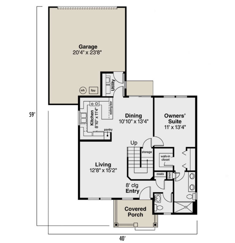 House Plan House Plan #28462 Drawing 1