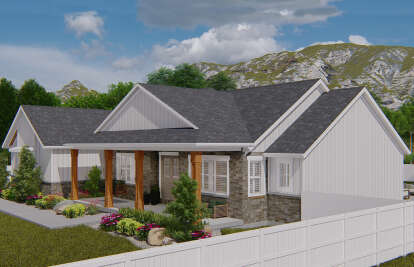 Craftsman House Plan #2802-00191 Elevation Photo