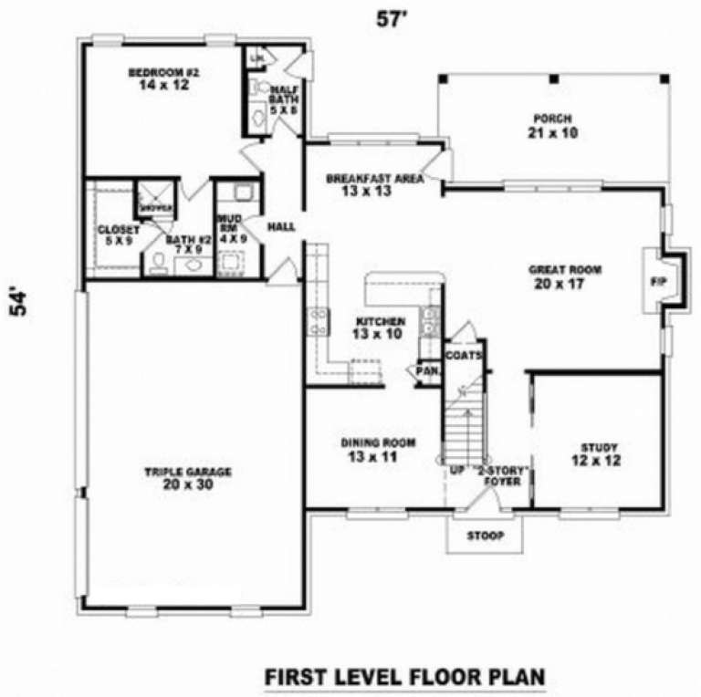 House Plan House Plan #2847 Drawing 1