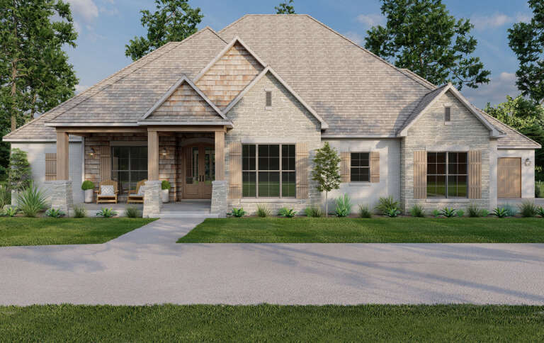 House Plan House Plan #28473 Front Elevation 