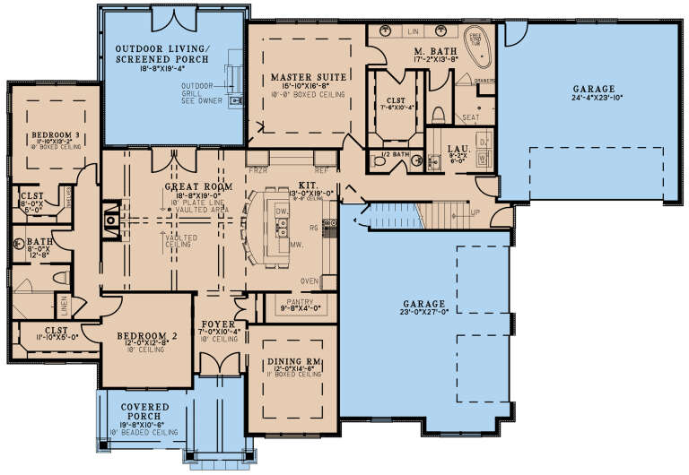 House Plan House Plan #28473 Drawing 1