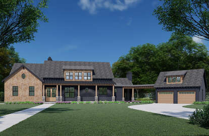 Craftsman House Plan #957-00071 Elevation Photo