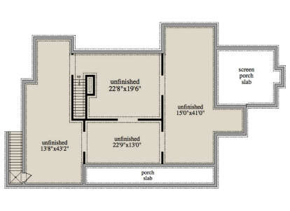 Basement for House Plan #957-00071