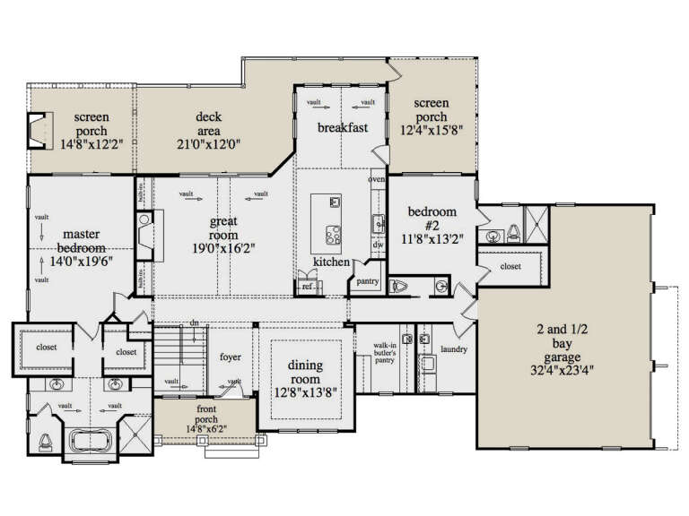 House Plan House Plan #28521 Drawing 1