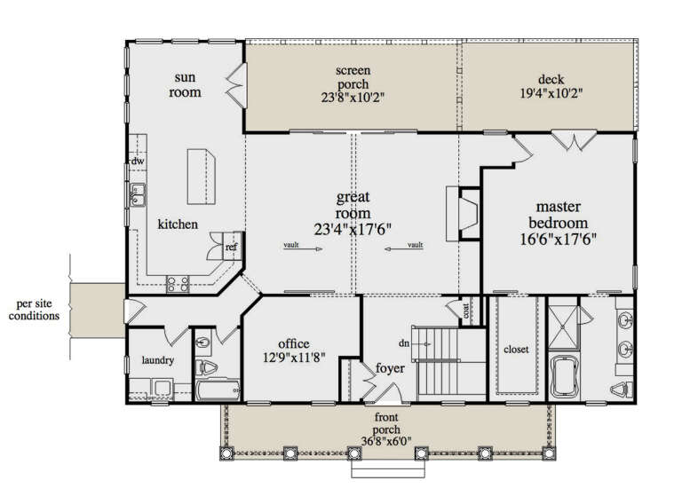House Plan House Plan #28522 Drawing 1