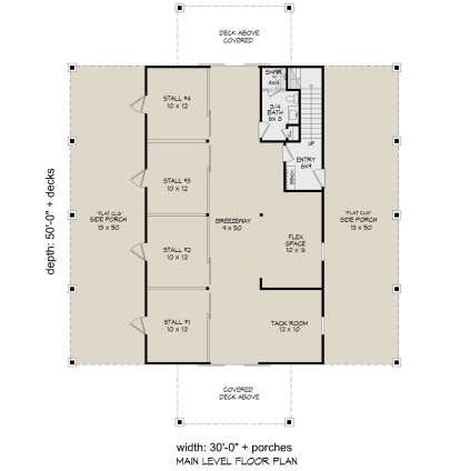 First Floor for House Plan #940-00711