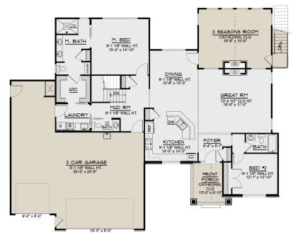 Main Floor for House Plan #5032-00217