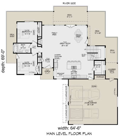 Main Floor for House Plan #940-00714