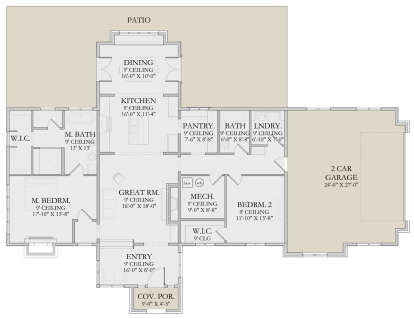 Main Floor  for House Plan #6422-00072