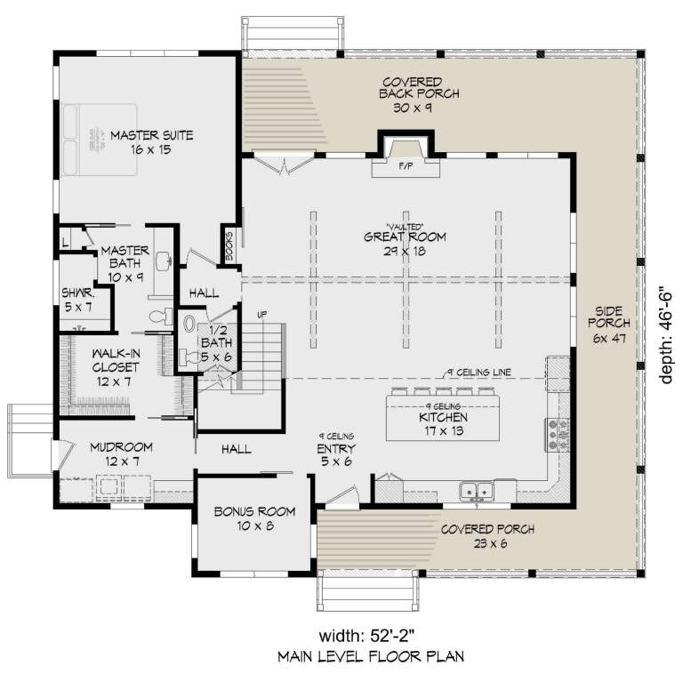 House Plan House Plan #28661 Drawing 1