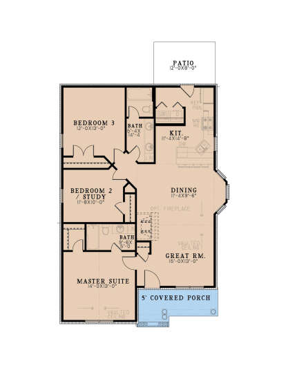 Main Floor  for House Plan #8318-00338