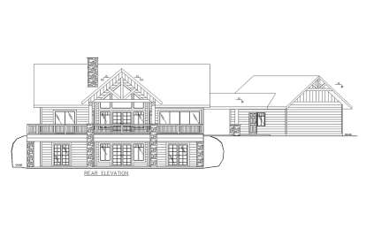 Craftsman House Plan #039-00717 Elevation Photo