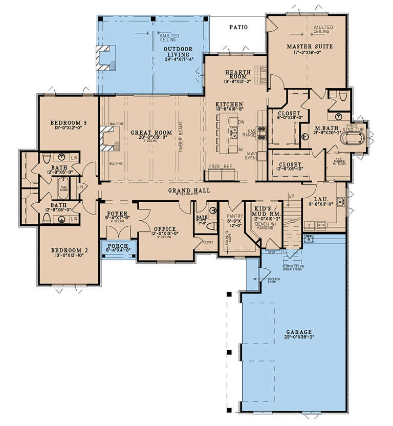 House Plan House Plan #28728 Drawing 1