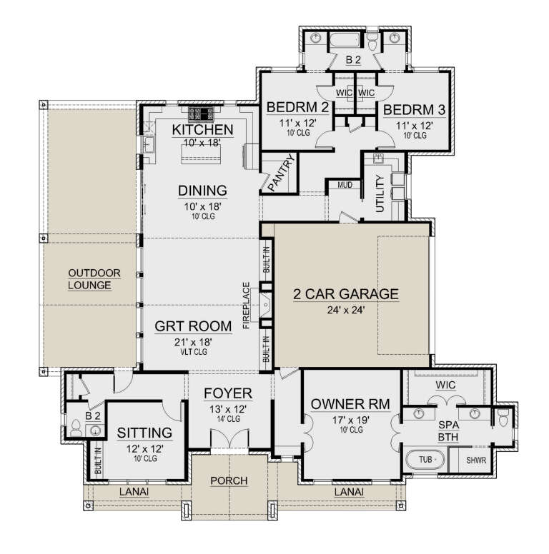 House Plan House Plan #28756 Drawing 1