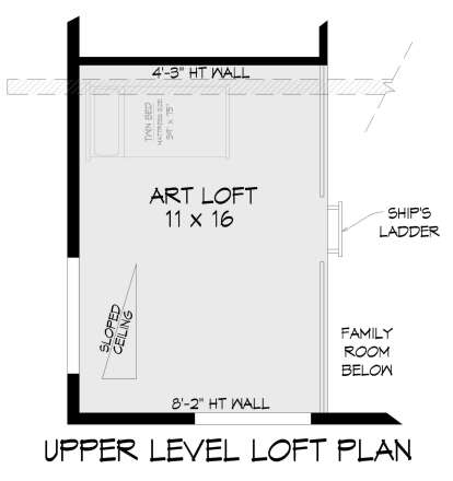 Loft for House Plan #940-00725