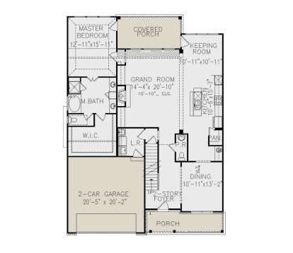 Main Floor  for House Plan #699-00361