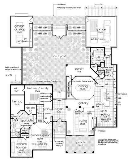Main Floor for House Plan #048-00290