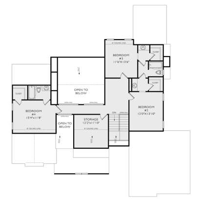Second Floor for House Plan #957-00088