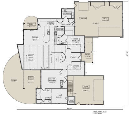 Main Floor  for House Plan #5631-00216