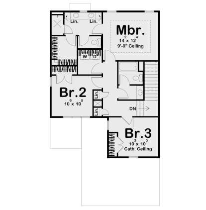 Second Floor for House Plan #963-00753