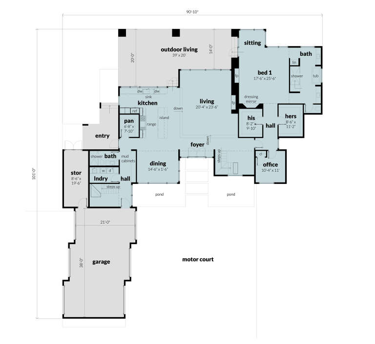 House Plan House Plan #28848 Drawing 1