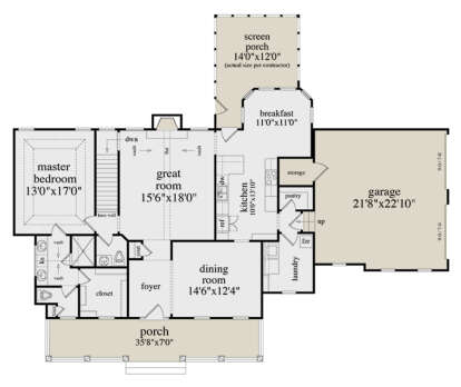 Main Floor  for House Plan #957-00096