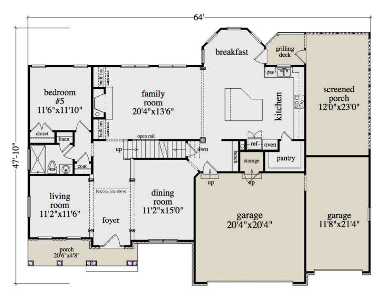 House Plan House Plan #28865 Drawing 1