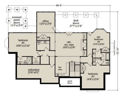 Basement for House Plan #957-00098