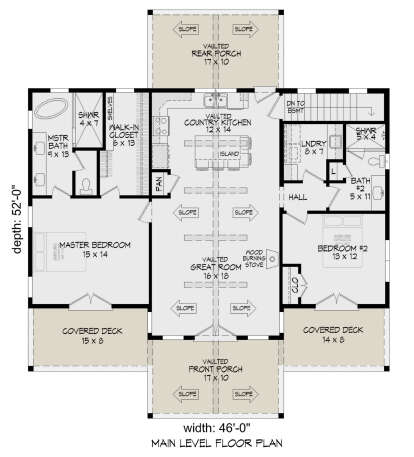 Main Floor  for House Plan #940-00748