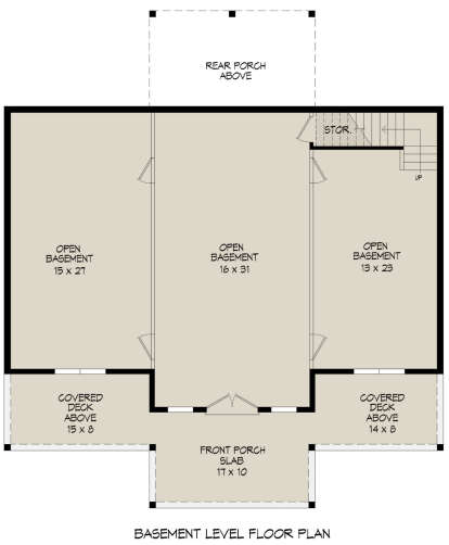 Basement for House Plan #940-00748