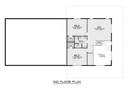 Second Floor for House Plan #5032-00233