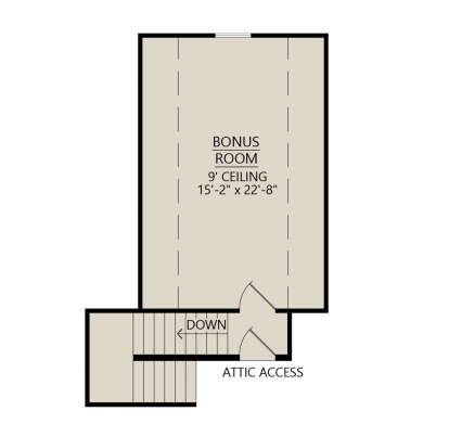 Bonus Room for House Plan #4534-00096