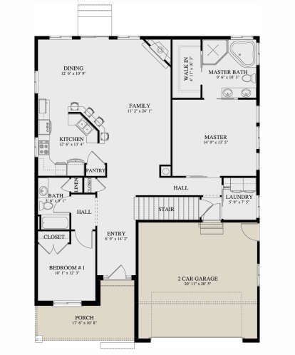 Main Floor for House Plan #2802-00214