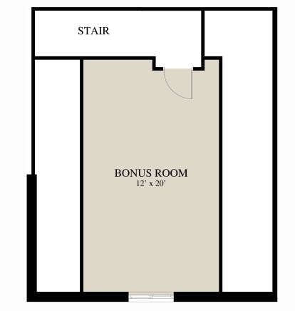 Bonus Room for House Plan #2802-00214