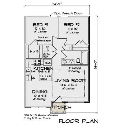 Main Floor  for House Plan #4848-00373