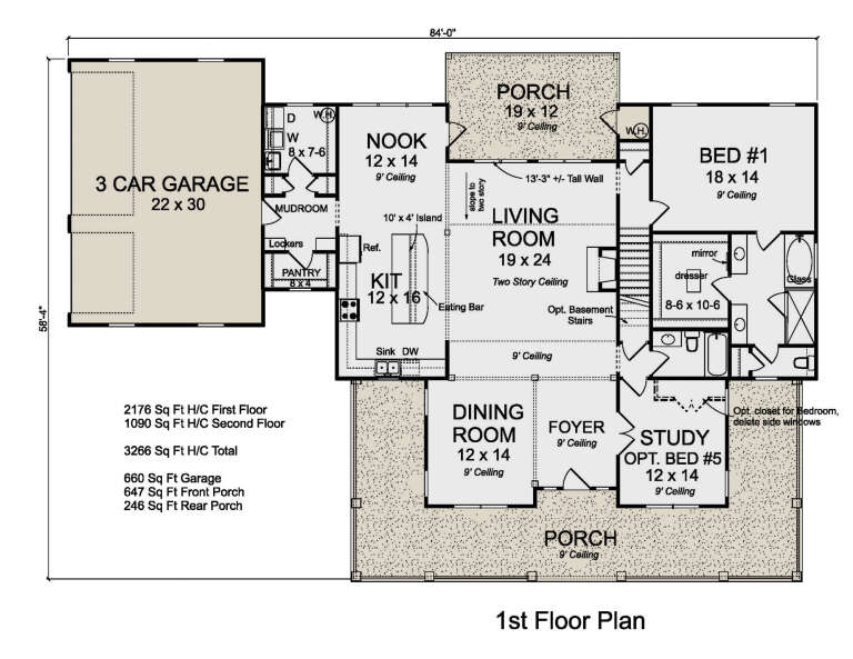 House Plan House Plan #28990 Drawing 1
