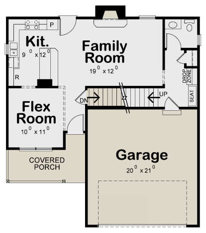 Main Floor for House Plan #402-01792