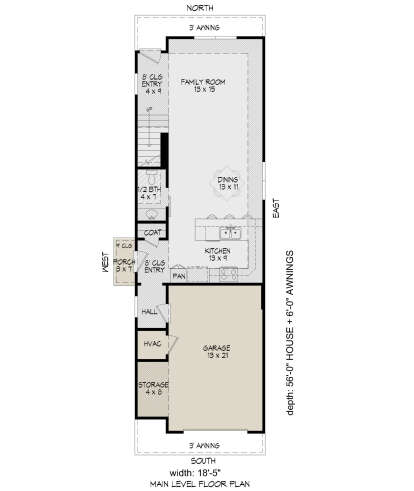 Main Floor  for House Plan #940-00773