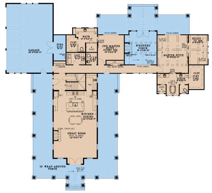 Main Floor  for House Plan #8318-00347