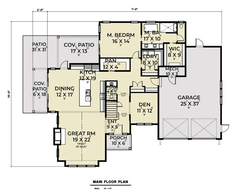 House Plan House Plan #29089 Drawing 1