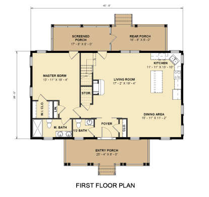 Main Floor  for House Plan #4351-00054