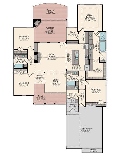 Main Floor  for House Plan #5995-00026
