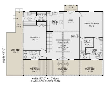 Main Floor  for House Plan #940-00790