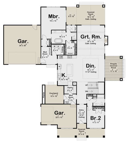 Main Floor  for House Plan #963-00786